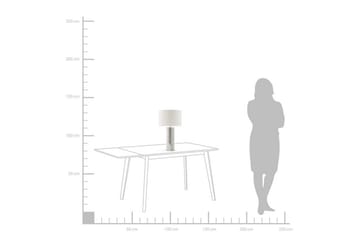 Pöytävalaisin Aiken 30 cm - Valkoinen - Valaistus - Sisävalaistus & lamput - Pöytävalaisin