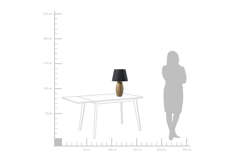 Pöytävalaisin Ebro 33 cm - Kulta - Valaistus - Sisävalaistus & lamput - Pöytävalaisin