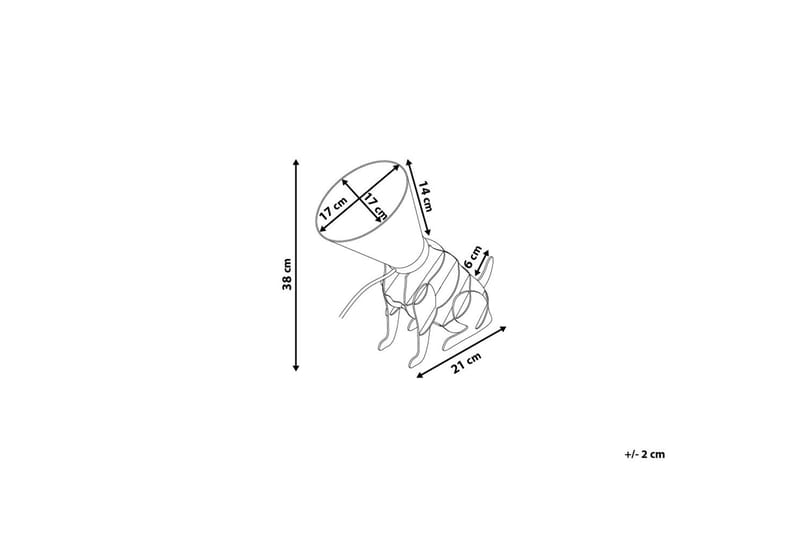 Pöytävalaisin Isna 24 cm - Valkoinen - Valaistus - Sisävalaistus & lamput - Pöytävalaisin