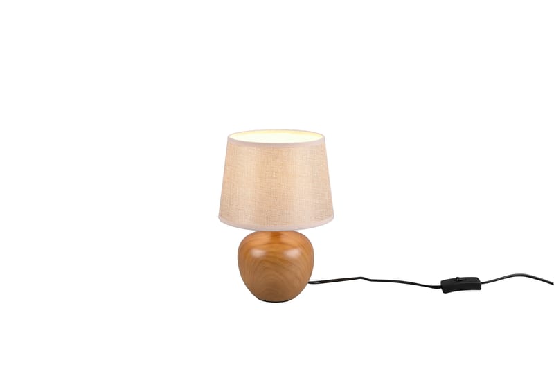 Pöytävalaisin Luxor 26 cm Beige - Trio - Olohuoneen valaisin - Riisipaperivalaisin - Kaarivalaisin - Ikkunavalaisin jalalla - Tiffanylamppu - PH lamppu - Yöpöydän valaisin - Pöytävalaisin - Verkkovalaisin