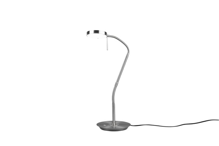Pöytävalaisin Monza LED Harjattu Teräs - TRIO - Olohuoneen valaisin - Riisipaperivalaisin - Kaarivalaisin - Yöpöydän valaisin - Ikkunavalaisin jalalla - Tiffanylamppu - PH lamppu - Pöytävalaisin - Verkkovalaisin