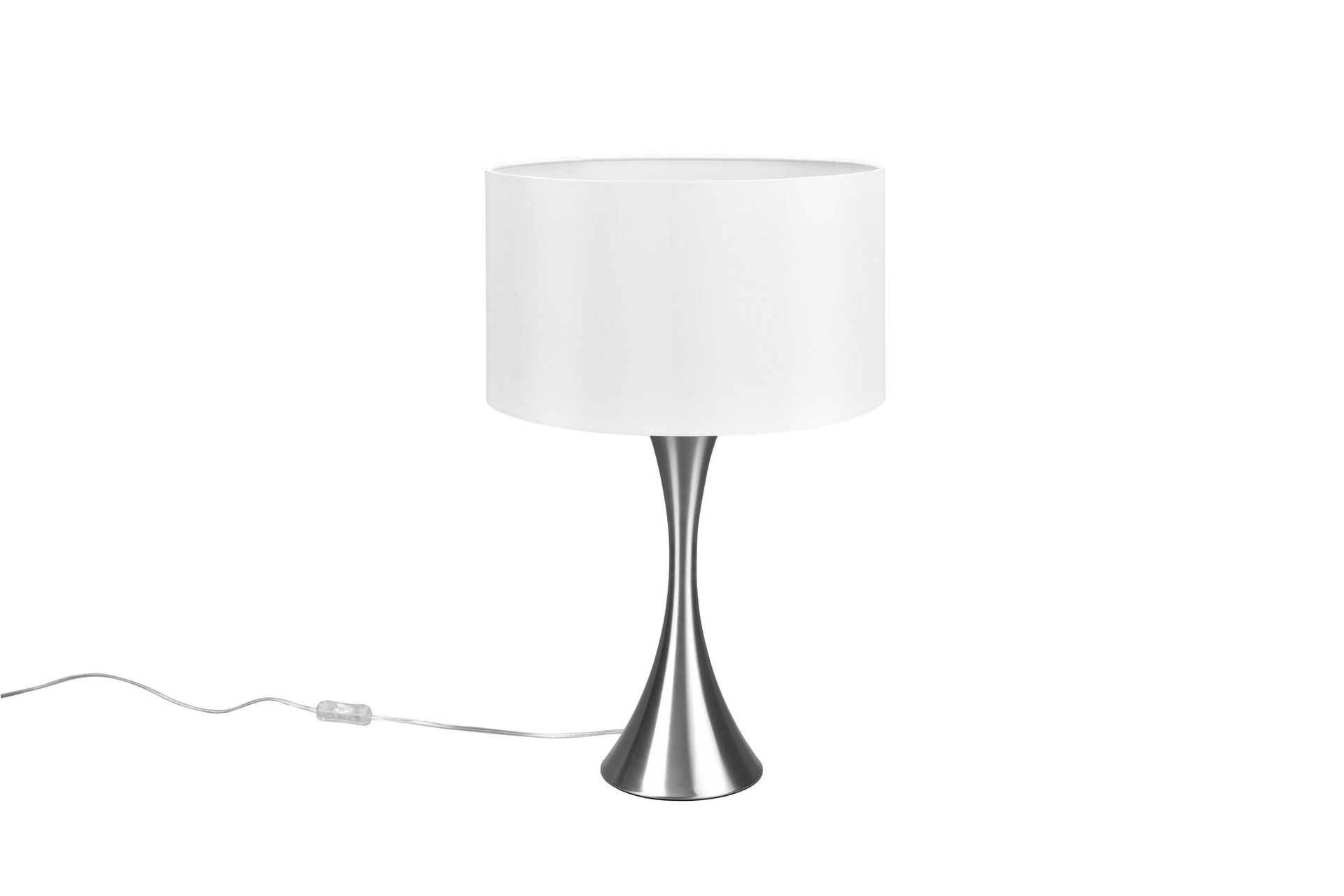 Pöytävalaisin Sabia 62 cm E27 Harjattu Teräs/Valkoinen - TRIO - Valaistus - Sisävalaistus & lamput - Pöytävalaisin