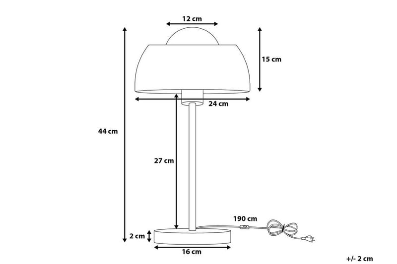 Pöytävalaisin Senette 24 cm - Hopea - Olohuoneen valaisin - Riisipaperivalaisin - Kaarivalaisin - Yöpöydän valaisin - Ikkunavalaisin jalalla - Tiffanylamppu - PH lamppu - Pöytävalaisin - Verkkovalaisin