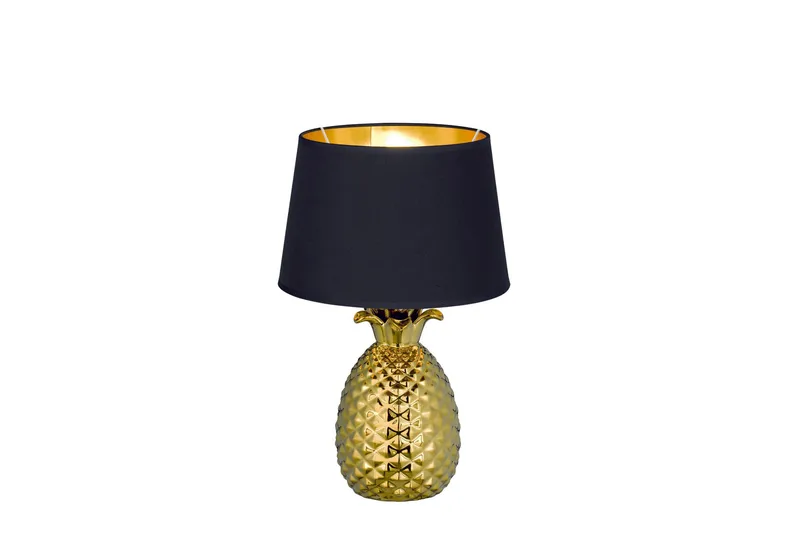 Pöytävalaisin Pineapple Ø28 cm Kulta/Musta, TRIO