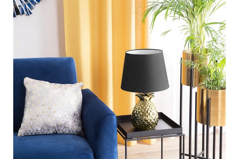 Pöytävalaisin Pineapple 32 cm - Kulta - Olohuoneen valaisin - Riisipaperivalaisin - Kaarivalaisin - Yöpöydän valaisin - Ikkunavalaisin jalalla - Tiffanylamppu - PH lamppu - Pöytävalaisin - Verkkovalaisin