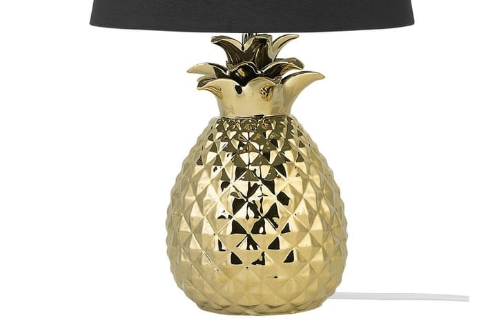 Pöytävalaisin Pineapple 32 cm - Kulta - Olohuoneen valaisin - Riisipaperivalaisin - Kaarivalaisin - Yöpöydän valaisin - Ikkunavalaisin jalalla - Tiffanylamppu - PH lamppu - Pöytävalaisin - Verkkovalaisin