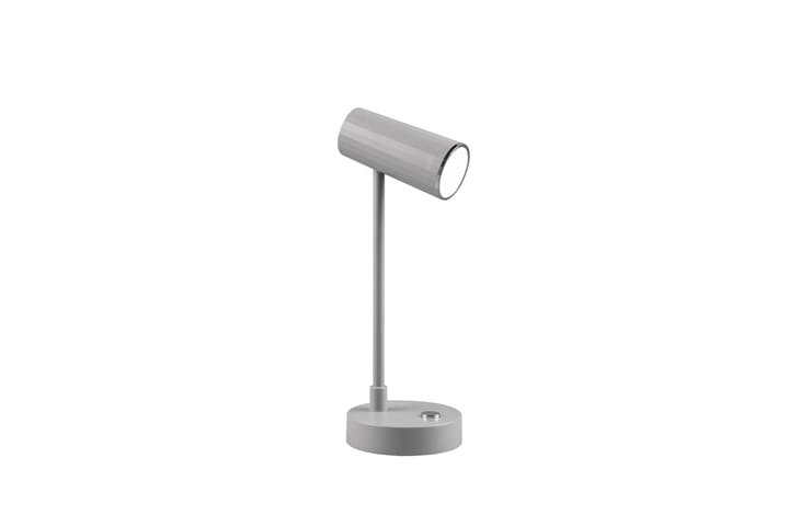 LED-Pöytävalaisin Lenny Ladattava Harmaa - TRIO - Kaarivalaisin - Lightbox - PH lamppu - Työpöytävalaisin - Verkkovalaisin - Tiffanylamppu - Riisipaperivalaisin - Lukuvalo pöytä