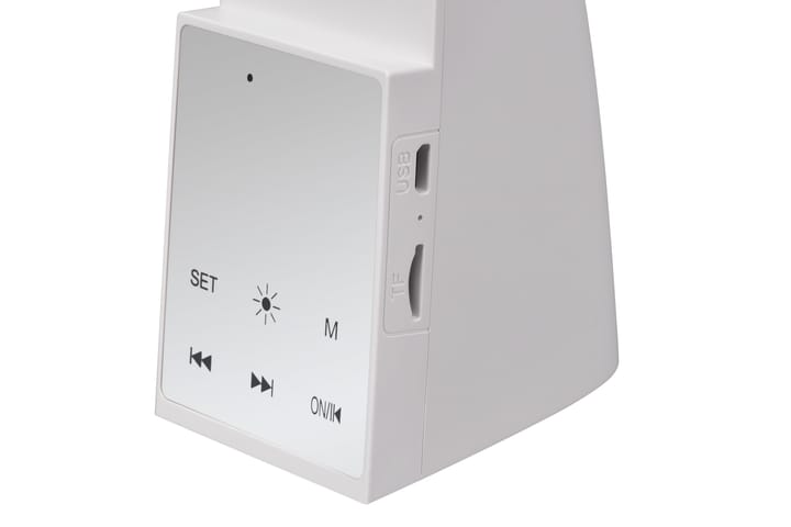 LED-Pöytävalaisin Linus Ladattava Bluetooth-Kaiuttimella Val - TRIO - Kaarivalaisin - Lightbox - PH lamppu - Työpöytävalaisin - Verkkovalaisin - Tiffanylamppu - Riisipaperivalaisin - Lukuvalo pöytä