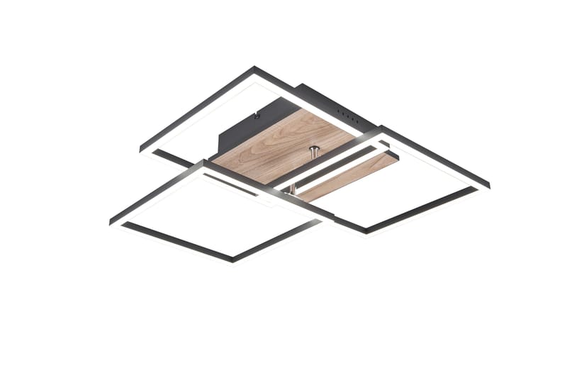 LED-Kattovalaisin Mobile Mattamusta/Puu - TRIO - Valaistus - Sisävalaistus & lamput - Plafondit
