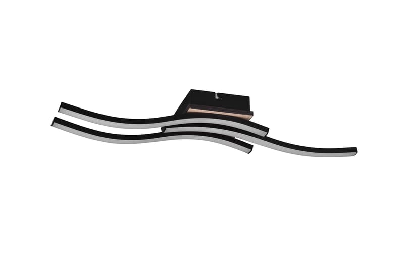 LED-Kattovalaisin Route 3-os Mattamusta/Puu - TRIO - Valaistus - Sisävalaistus & lamput - Plafondit