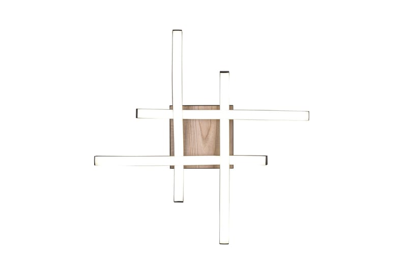 LED-Kattovalaisin Route 4-os Mattamusta/Puu - TRIO - Valaistus - Sisävalaistus & lamput - Plafondit