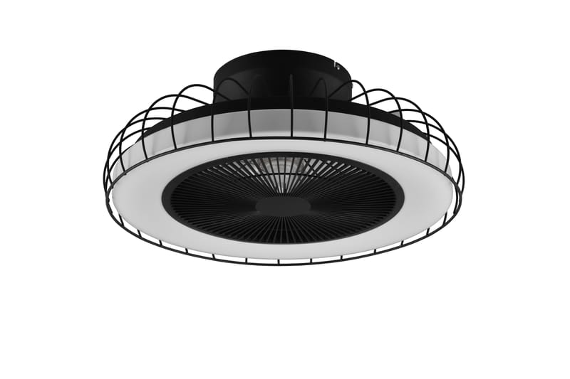 LED-Tuuletinplafondi Sandfjord WiZ Mattamusta - TRIO - Valaistus - Sisävalaistus & lamput - Plafondit