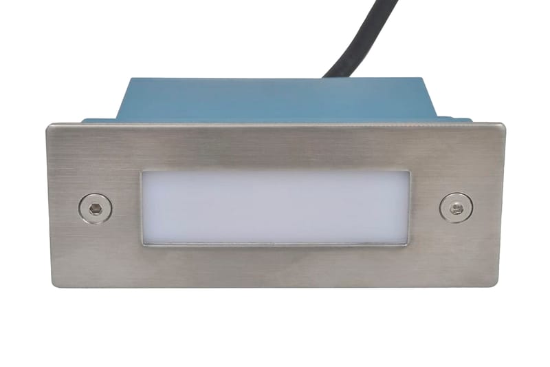 LED Upotettu Porrasvalaisin 6 kpl 44x111x56 mm - Hopea - Valaistus - Sisävalaistus & lamput - Porrasvalaistus
