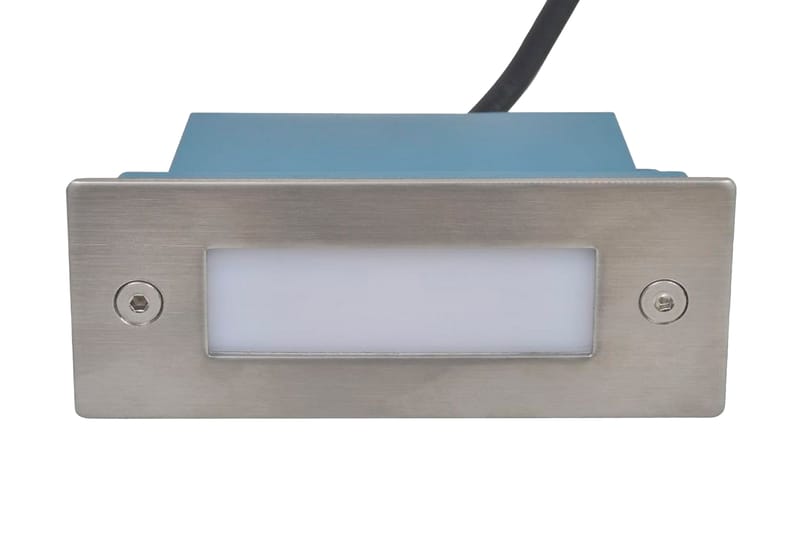 LED Upotettu Porrasvalaisin 12 kpl 44x11x56 mm - Hopea - Valaistus - Sisävalaistus & lamput - Porrasvalaistus