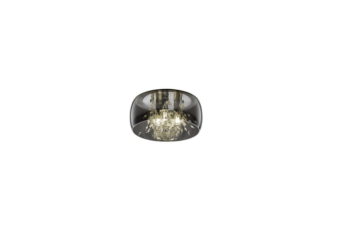Kattovalaisin Crystel 35 cm 3xE14 Kromi/Savulasi - TRIO - Kattovalaisin
 - Kattovalaisin keittiö - Kattovalaisin makuuhuone - PH lamppu - Kaarivalaisin - Lightbox - Riippuvalaisimet - Ikkunavalaisin riippuva - Olohuoneen valaisin - Verkkovalaisin - Tiffanylamppu - Riisipaperivalaisin