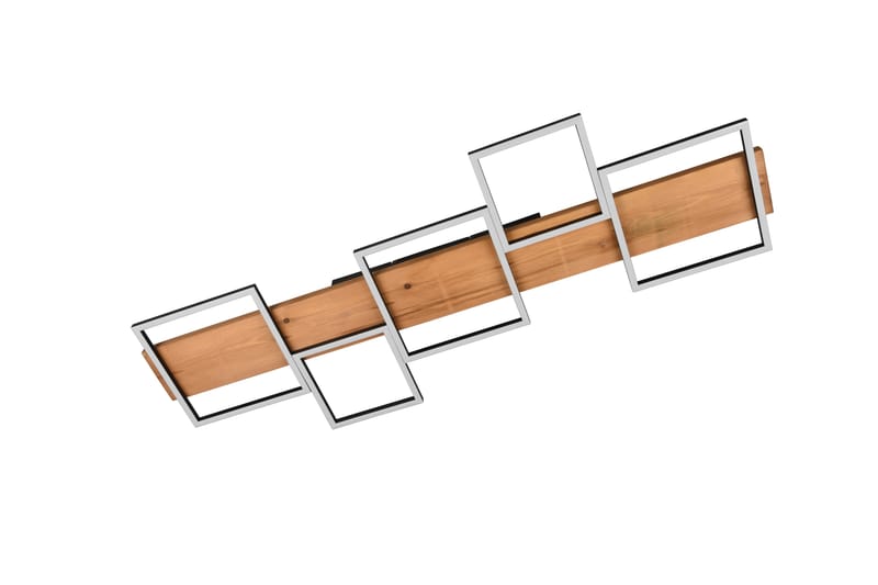 LED-Kattovalaisin Harper 115 cm Mattamusta/Puu - TRIO - Valaistus - Sisävalaistus & lamput - Riippuvalaisimet