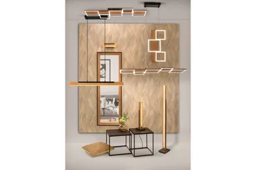 LED-Kattovalaisin Harper 115 cm Mattamusta/Puu - TRIO - Valaistus - Sisävalaistus & lamput - Riippuvalaisimet