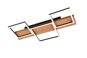 LED-Kattovalaisin Harper 65 cm Mattamusta/Puu - TRIO - Valaistus - Sisävalaistus & lamput - Riippuvalaisimet