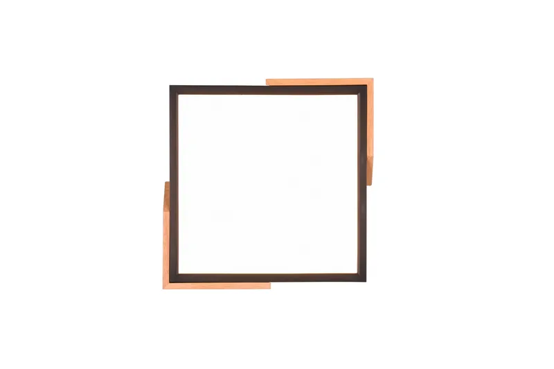 LED-Kattovalaisin Meta Mattamusta/Puu - TRIO - Valaistus - Sisävalaistus & lamput - Riippuvalaisimet