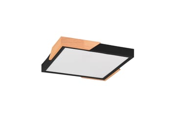 LED-Kattovalaisin Meta Mattamusta/Puu - TRIO - Valaistus - Sisävalaistus & lamput - Riippuvalaisimet