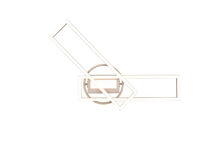 LED-Kattovalaisin Twister Harjattu Teräs - TRIO - Olohuoneen valaisin - Riisipaperivalaisin - Lightbox - Tiffanylamppu - Verkkovalaisin - Kattovalaisin makuuhuone - Kaarivalaisin - Kattovalaisin
 - Riippuvalaisimet - Kattovalaisin keittiö - PH lamppu - Ikkunavalaisin riippuva