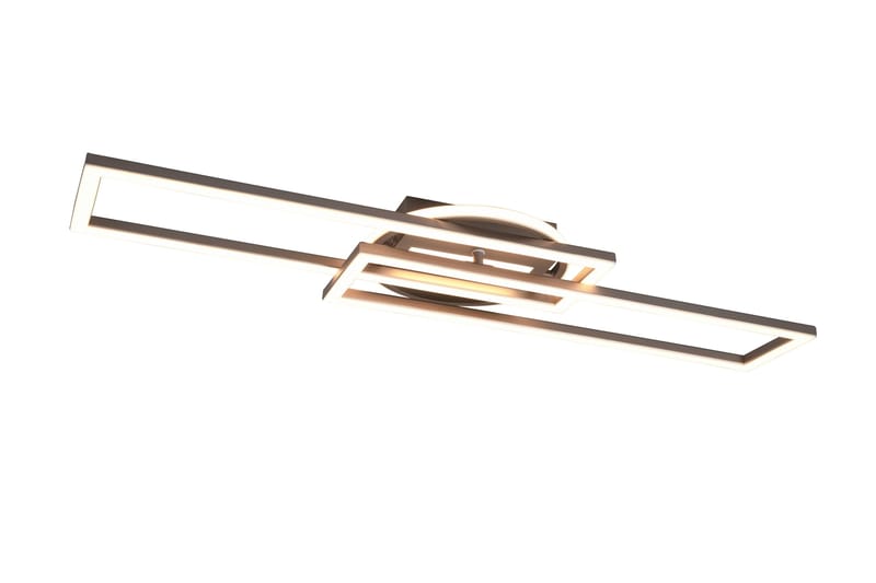 LED-Kattovalaisin Twister Harjattu Teräs, TRIO