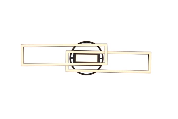 LED-Kattovalaisin Twister Mattamusta - TRIO - Olohuoneen valaisin - Riisipaperivalaisin - Lightbox - Tiffanylamppu - Verkkovalaisin - Kattovalaisin makuuhuone - Kaarivalaisin - Kattovalaisin
 - Riippuvalaisimet - Kattovalaisin keittiö - PH lamppu - Ikkunavalaisin riippuva