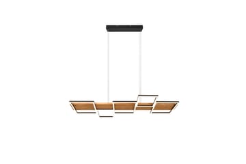 LED-Riippuvalaisin Harper  Mattamusta/Puu - TRIO - Valaistus - Sisävalaistus & lamput - Riippuvalaisimet