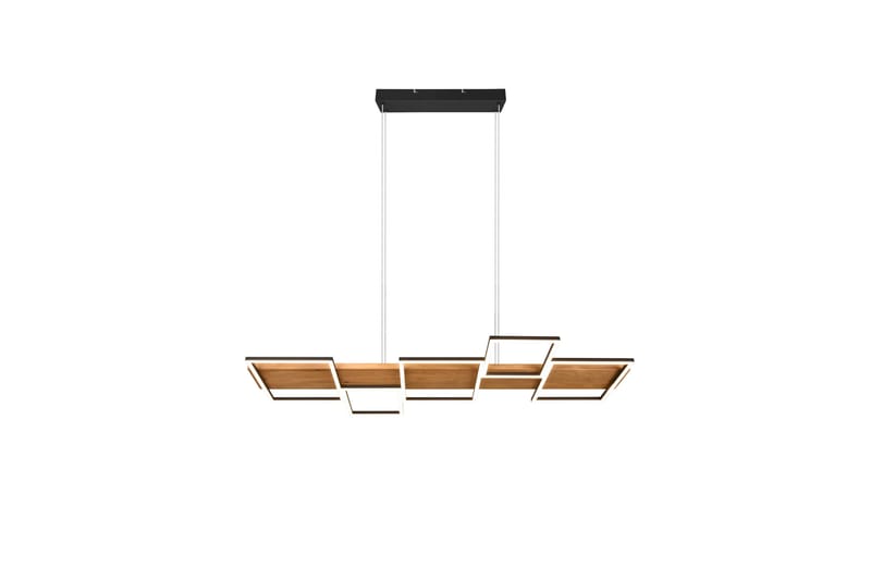 LED-Riippuvalaisin Harper  Mattamusta/Puu - TRIO - Valaistus - Sisävalaistus & lamput - Riippuvalaisimet