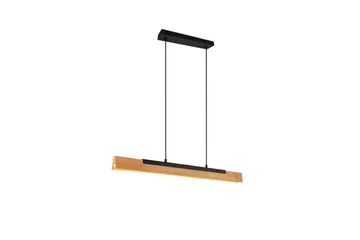 LED-Riippuvalaisin Kerala Mattamusta/Puu - TRIO - Valaistus - Sisävalaistus & lamput - Riippuvalaisimet