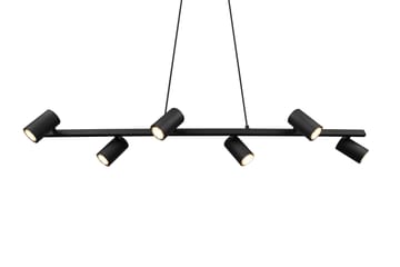Riippuvalaisin Marley 115 cm 6-os. Mattamusta - Trio - Valaistus - Sisävalaistus & lamput - Riippuvalaisimet