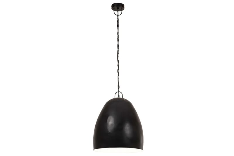 Teollistyylinen riippuvalaisin 25 W syvänmusta pyöreä 42 cm - Musta - Valaistus - Sisävalaistus & lamput - Riippuvalaisimet