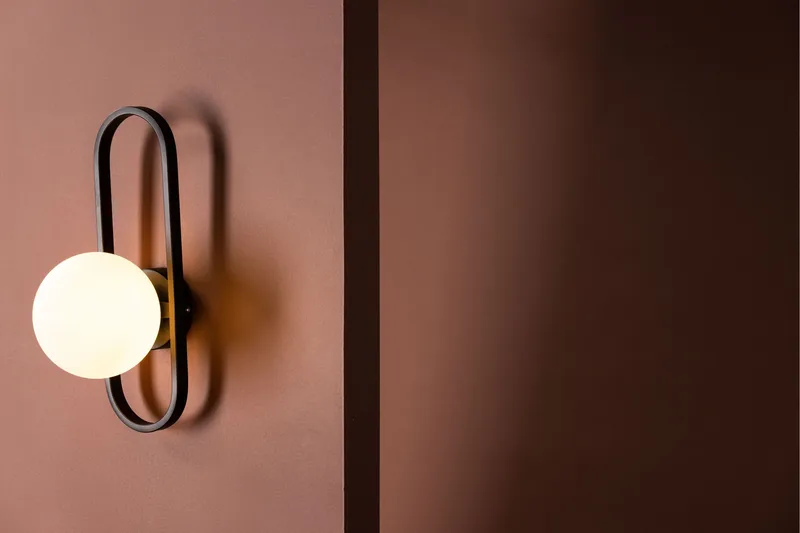 Seinäplafondi Alpes 19 cm - Musta - Valaistus - Sisävalaistus & lamput - Seinävalaisimet - Seinäplafondi