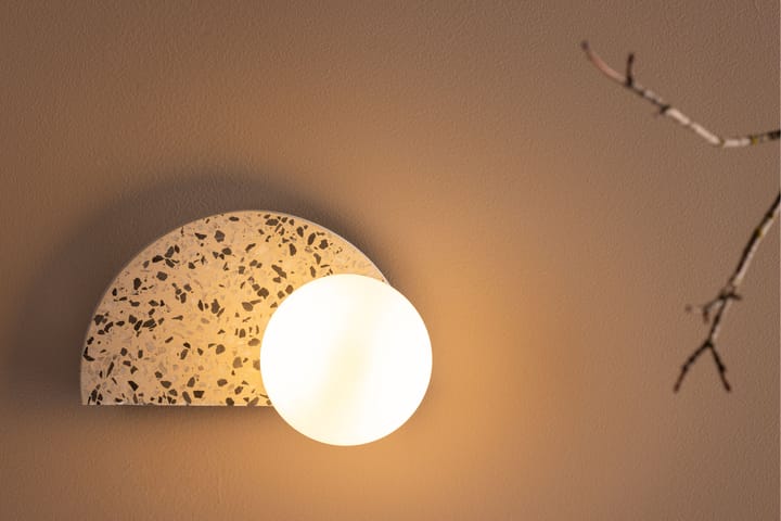 Seinäplafondi Fabien 11 cm - Valkoinen - Lightbox - PH lamppu - Verkkovalaisin - Kaarivalaisin - Seinäplafondi - Tiffanylamppu - Riisipaperivalaisin