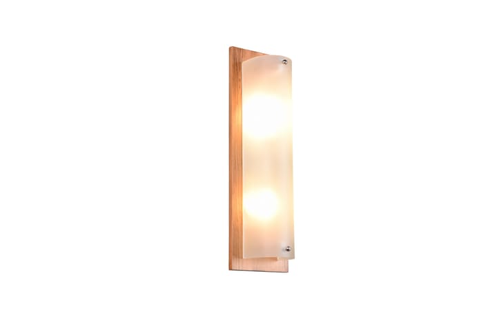 Seinävalaisin Pali 45x14 cm 2xE27 Puu - TRIO - Riisipaperivalaisin - Tiffanylamppu - Verkkovalaisin - Lightbox - Kaarivalaisin - Seinäplafondi - PH lamppu