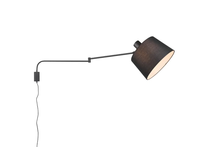 Seinävalaisin Baldo E27 Mattamusta - TRIO - Riisipaperivalaisin - Kaarivalaisin - Seinävalaisimet - Tiffanylamppu - Verkkovalaisin - PH lamppu - Lightbox
