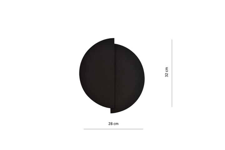 Form 9 Seinävalaisin Musta - Scandinavian Choice - Seinävalaisin makuuhuone - Riisipaperivalaisin - Kaarivalaisin - Verkkovalaisin - Seinävalaisin - PH lamppu - Lightbox - Tiffanylamppu
