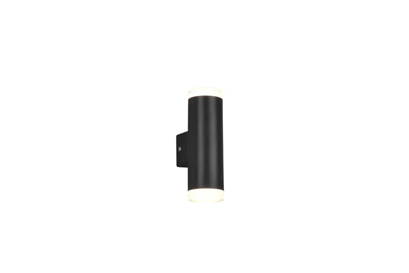 Seinävalaisin Ray H2O LED 2-Os. Mattamusta, TRIO