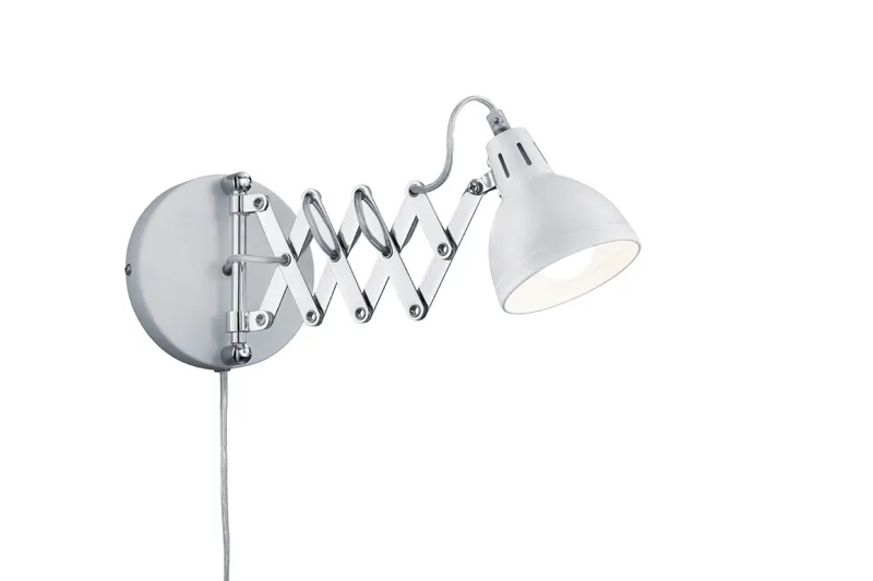 Seinävalaisin Scissor Ø10,5 cm Mattavalkoinen, TRIO