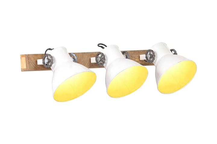 Teollinen seinävalaisin valkoinen 65x25 cm E27 - Valkoinen - Seinävalaisin - Kaarivalaisin - PH lamppu - Verkkovalaisin - Seinävalaisin makuuhuone - Lightbox - Tiffanylamppu - Riisipaperivalaisin