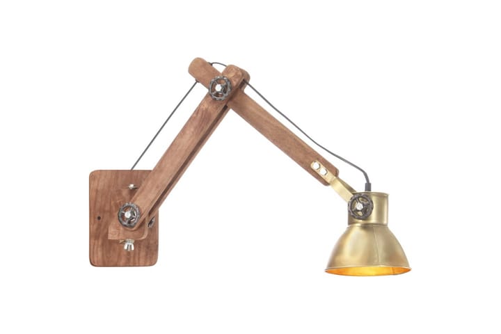 Teollisuustyylinen seinävalaisin messinki pyöreä E27 - Keltainen - Seinävalaisin makuuhuone - Riisipaperivalaisin - Kaarivalaisin - Verkkovalaisin - Seinävalaisin - PH lamppu - Lightbox - Tiffanylamppu