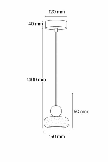 Serros riippuvalaisin - Valaistus - Sisävalaistus & lamput - Olohuoneen valaisin