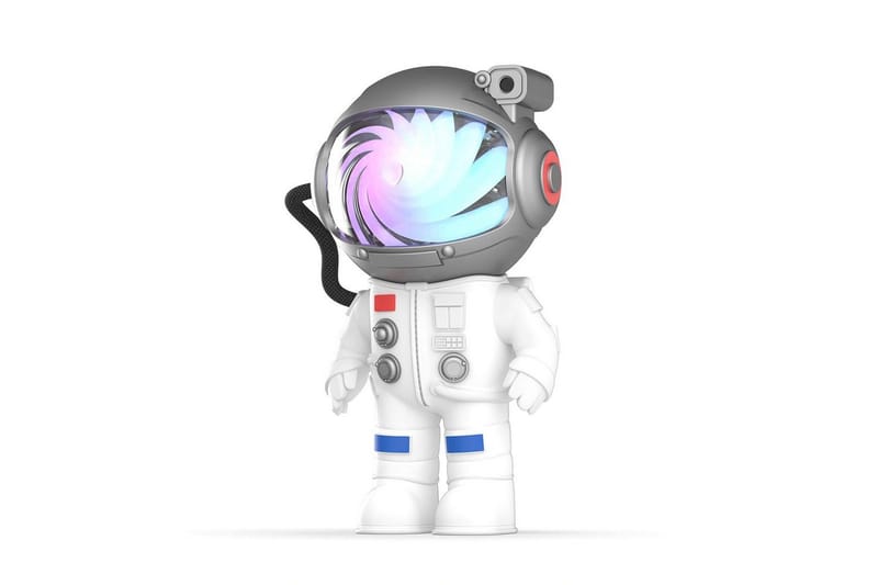 Lasten lamppu Mobility On Board Stellar Light Space Astronaut, Valkoinen