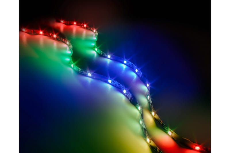 LED-Valonauha Screen 1,2 m RGBW Musta, TRIO