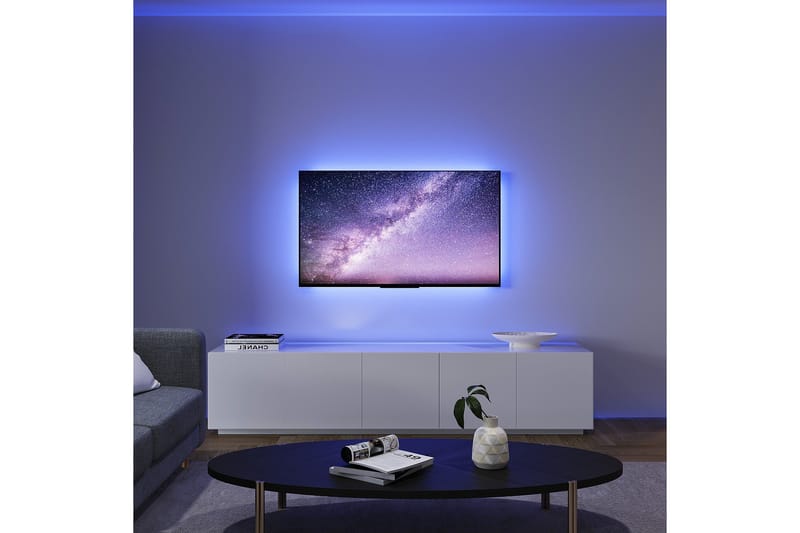 LED-Valonauha Screen 3 m RGBW Musta - TRIO - Valaistus - Sisävalaistus & lamput - Tunnelmavalaistus