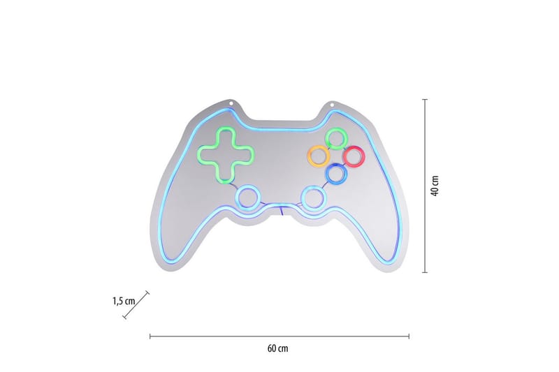 Neon-Gamer Just Light Koristevalaisin - Valaistus - Sisävalaistus & lamput - Tunnelmavalaistus - Valoverkko