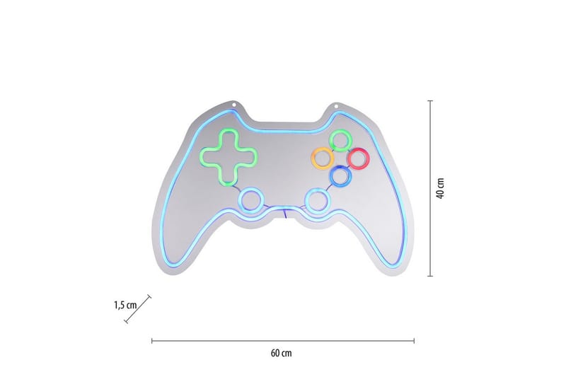 Neon-Gamer Just Light Koristevalaisin - Valaistus - Sisävalaistus & lamput - Tunnelmavalaistus - Valoverkko