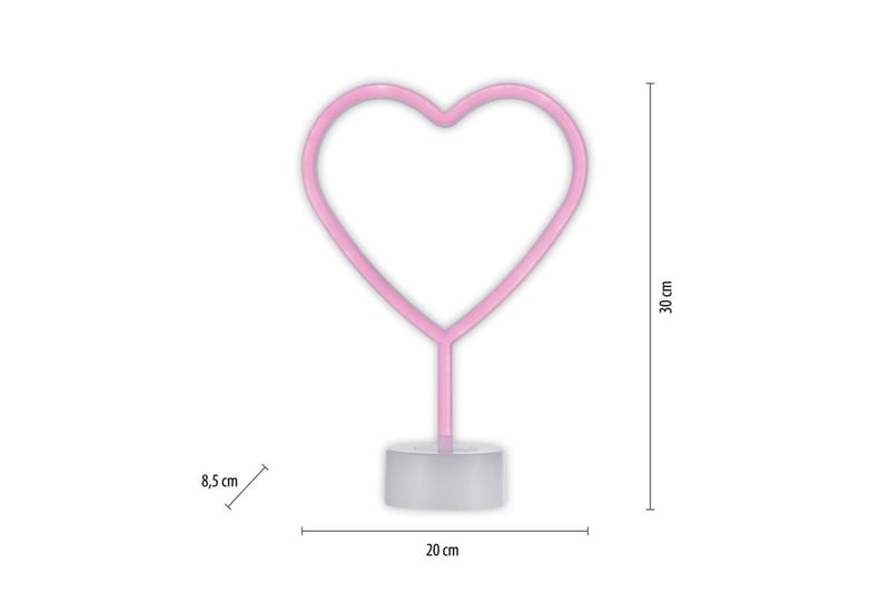 Neon-Heart Just Light Koristevalaisin - Valaistus - Sisävalaistus & lamput - Tunnelmavalaistus - Valoverkko