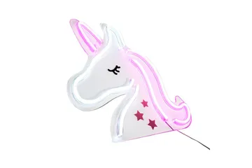 Neon Unicorn Just Light Koristeellinen Lamppu - Valaistus - Sisävalaistus & lamput - Tunnelmavalaistus - Koristevalaistus eläimet & hahmot
