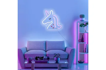 Neon Unicorn Just Light Koristeellinen Lamppu - Valaistus - Sisävalaistus & lamput - Tunnelmavalaistus - Koristevalaistus eläimet & hahmot